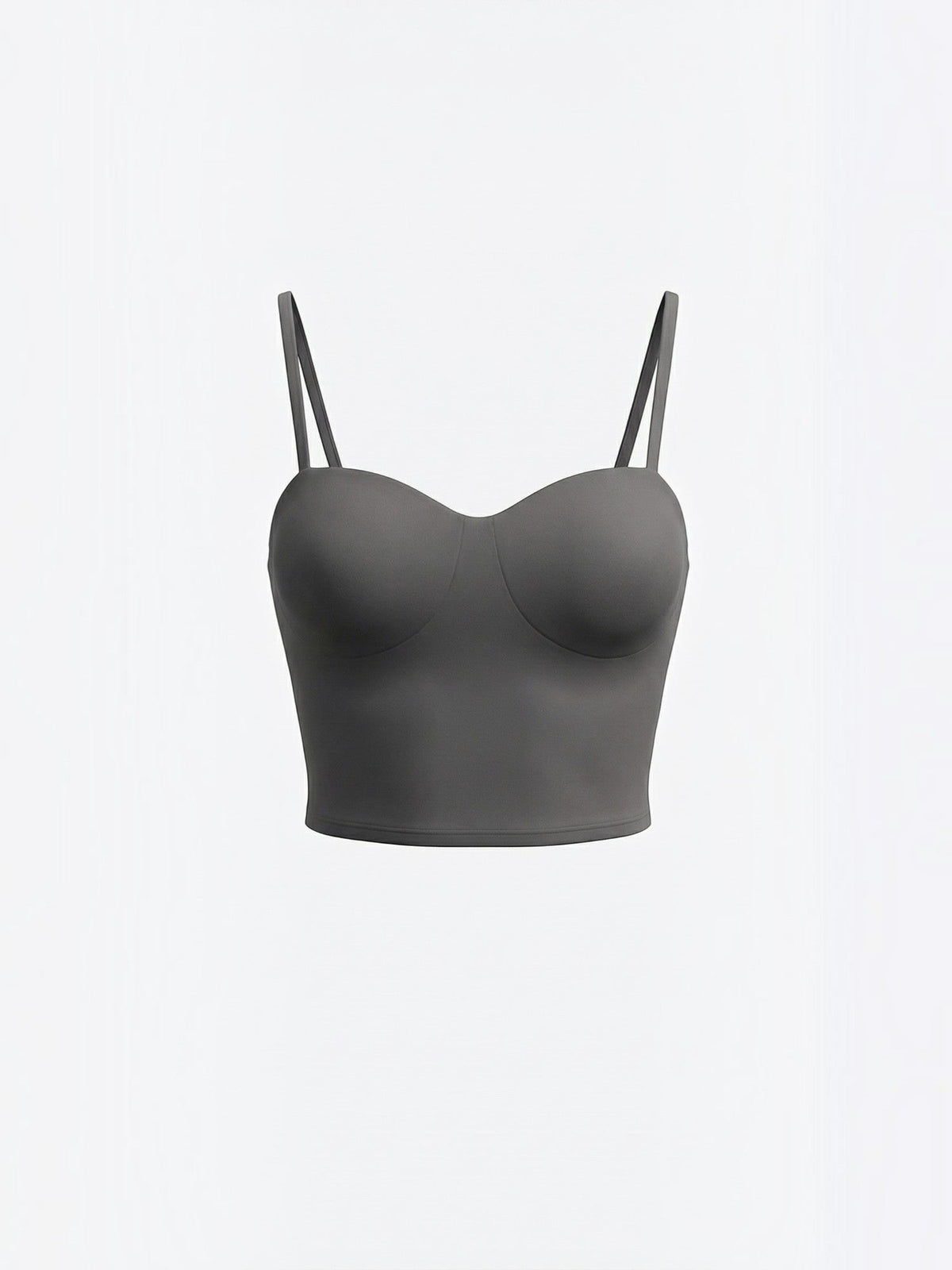 Cropped Top mit Herzausschnitt