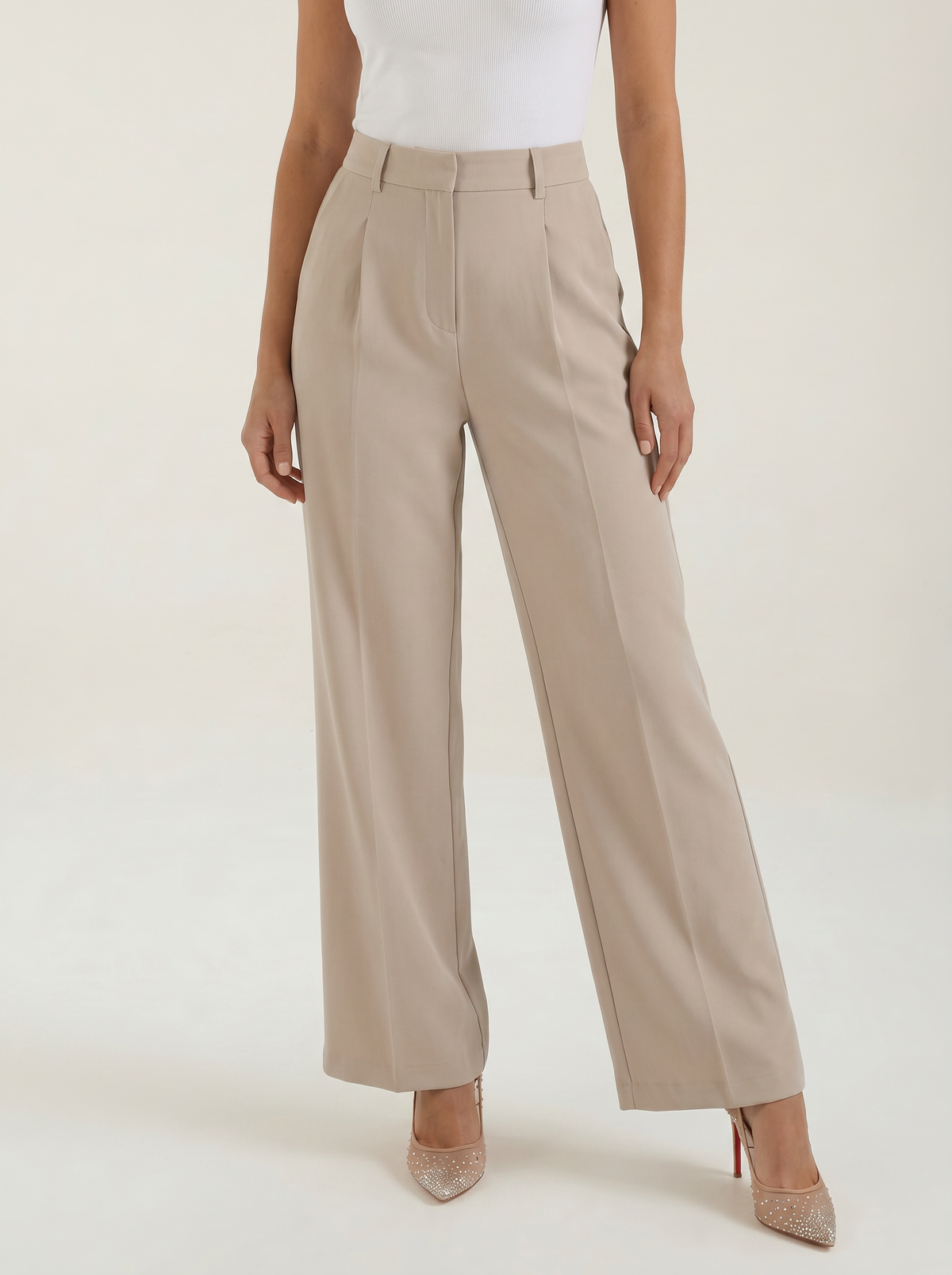 Geschneiderte Hose mit geradem Bein