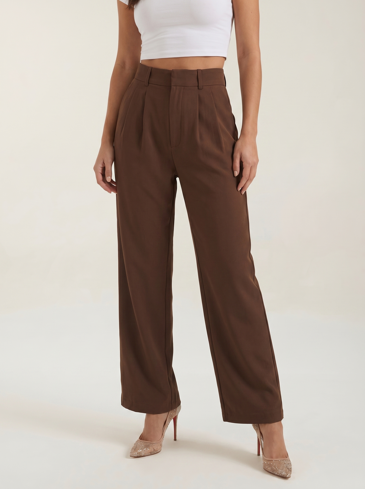 Geschneiderte Hose mit geradem Bein