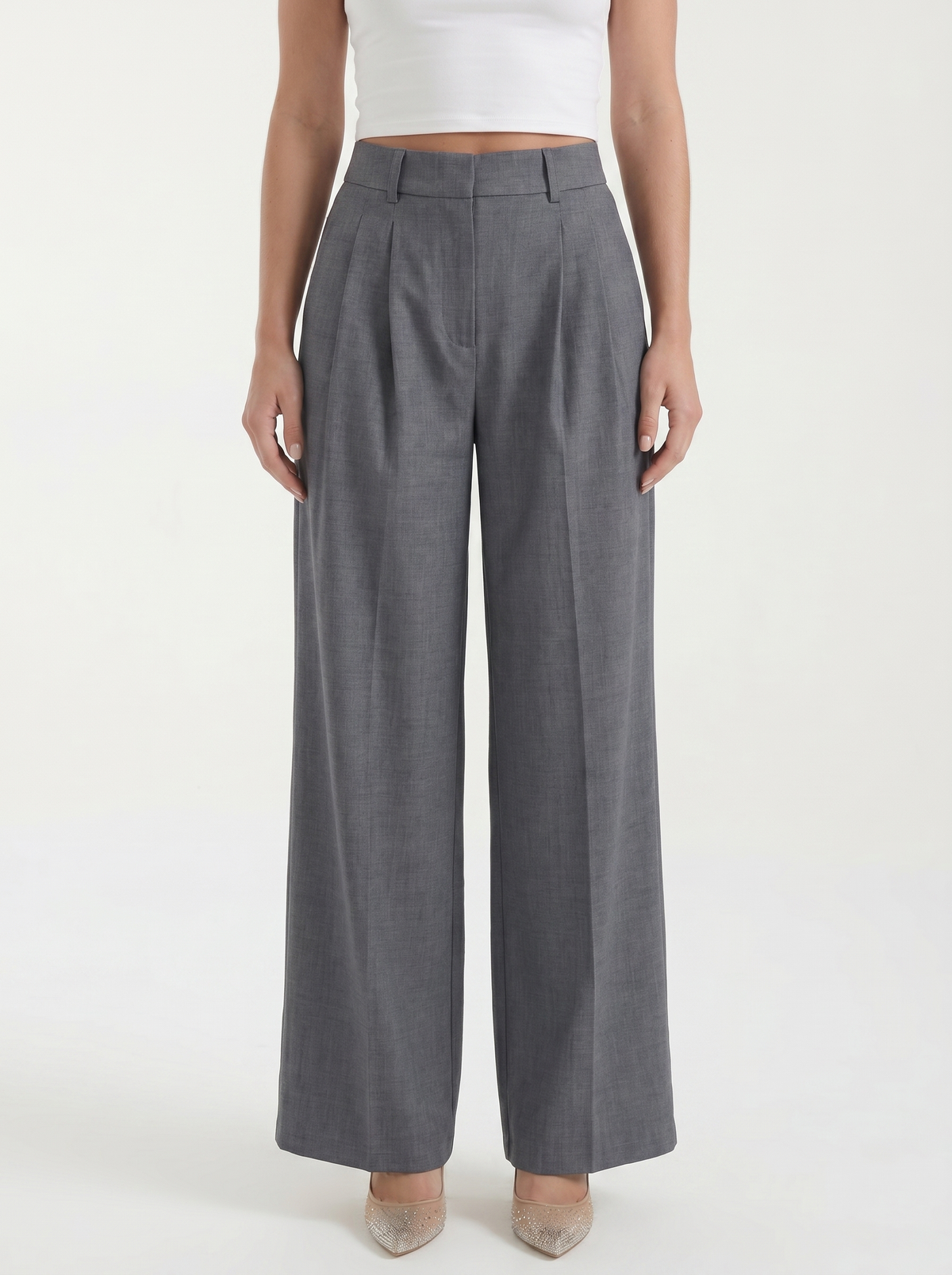 Hohe weite Hose