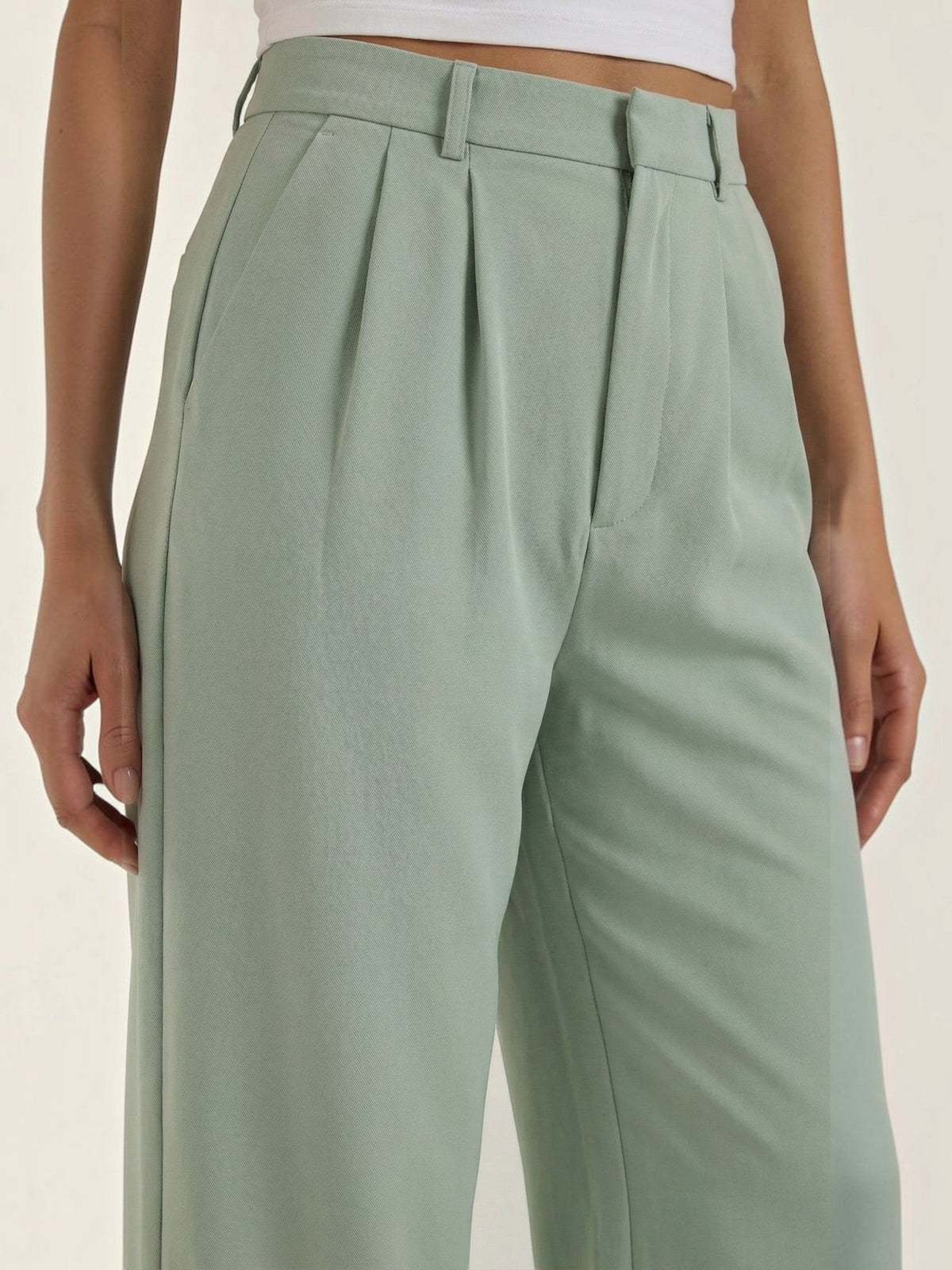 Geschneiderte Hose mit geradem Bein