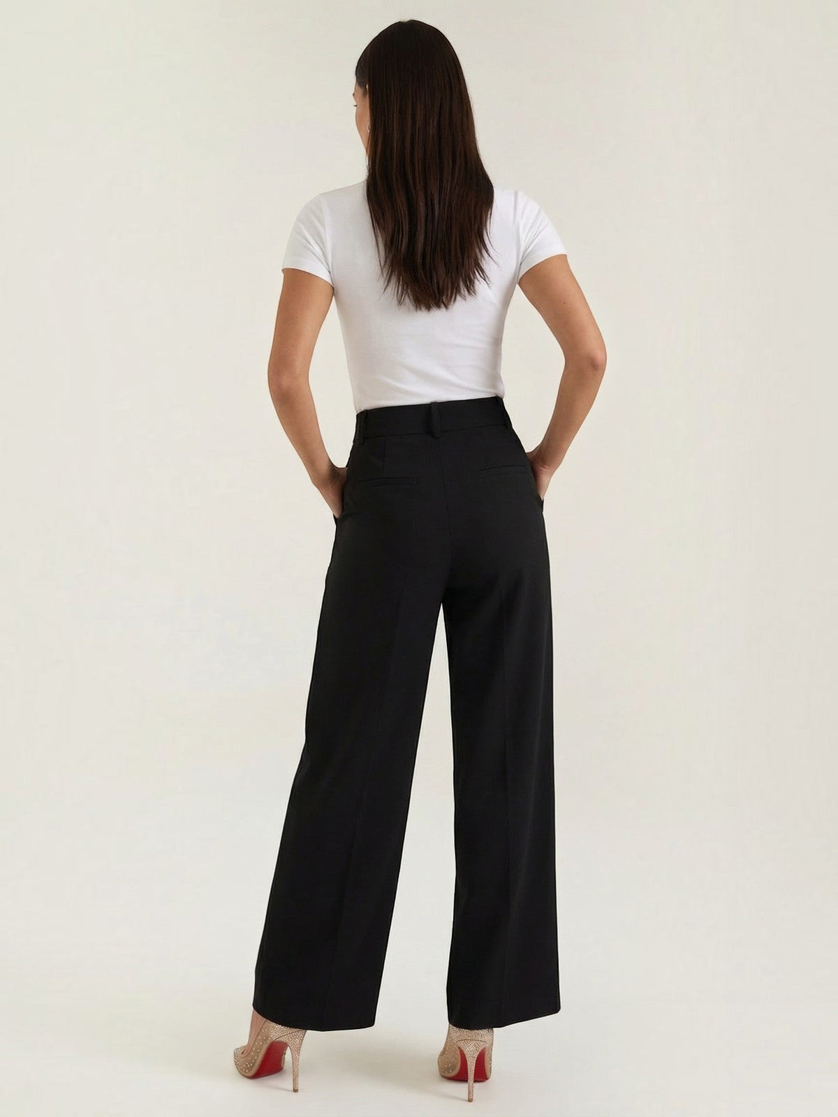 Geschneiderte Hose mit geradem Bein