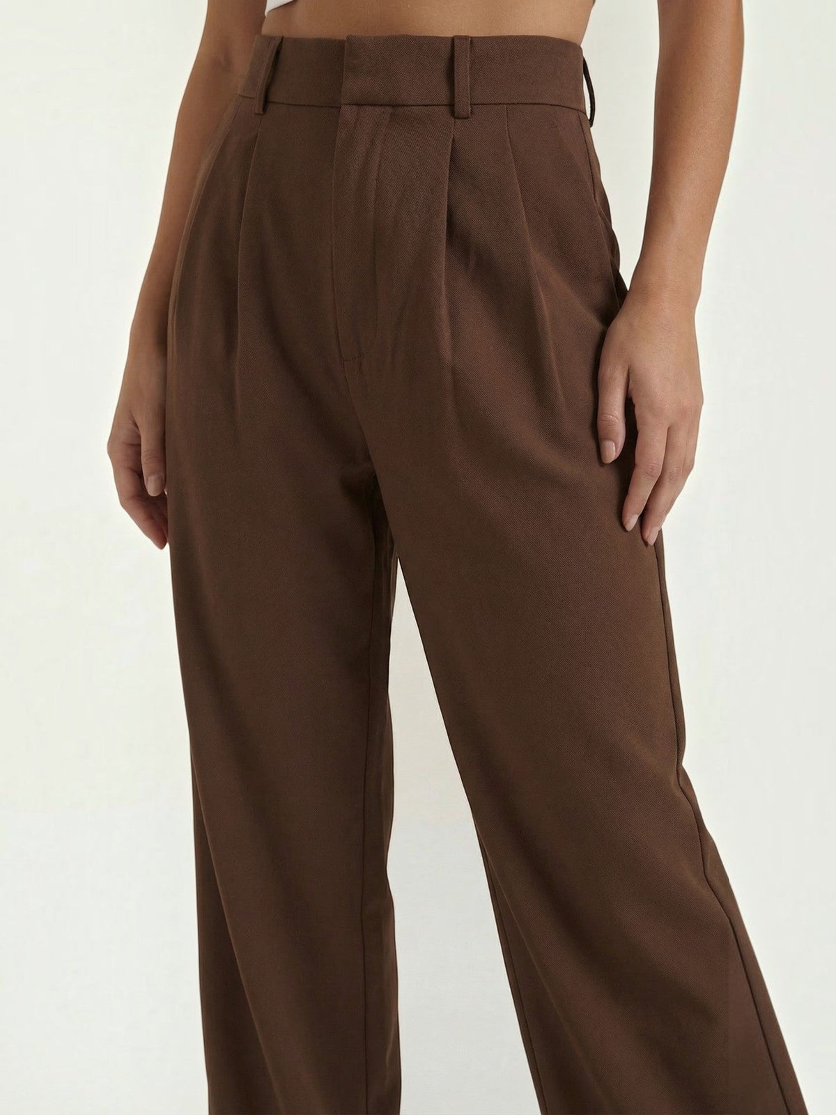 Geschneiderte Hose mit geradem Bein