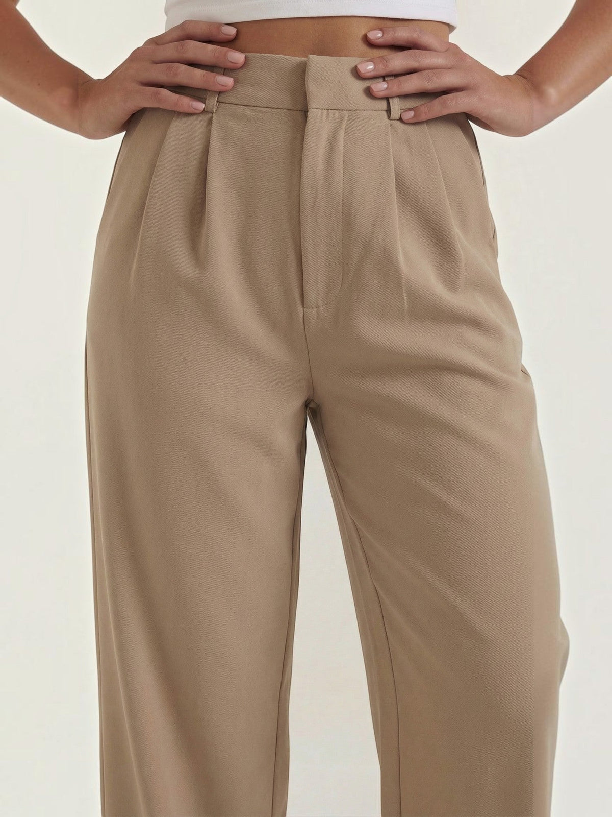 Geschneiderte Hose mit geradem Bein