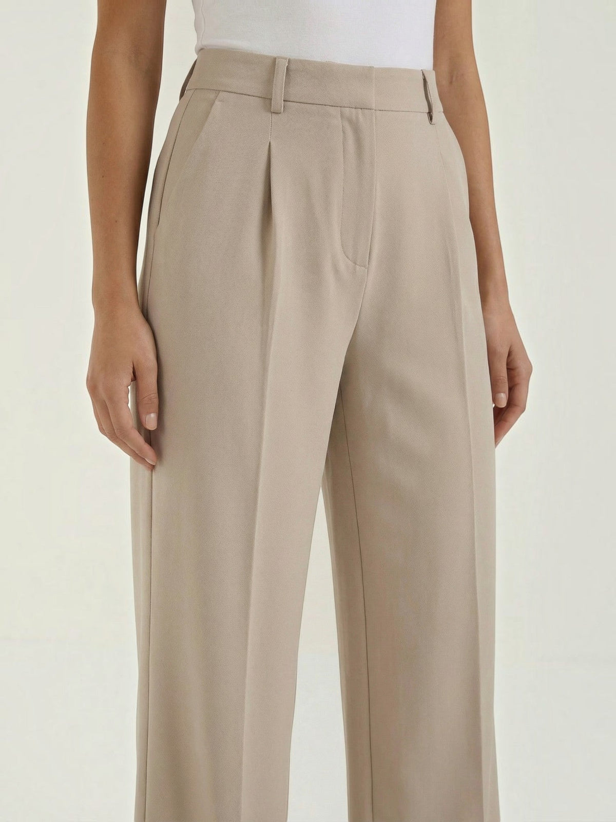 Geschneiderte Hose mit geradem Bein