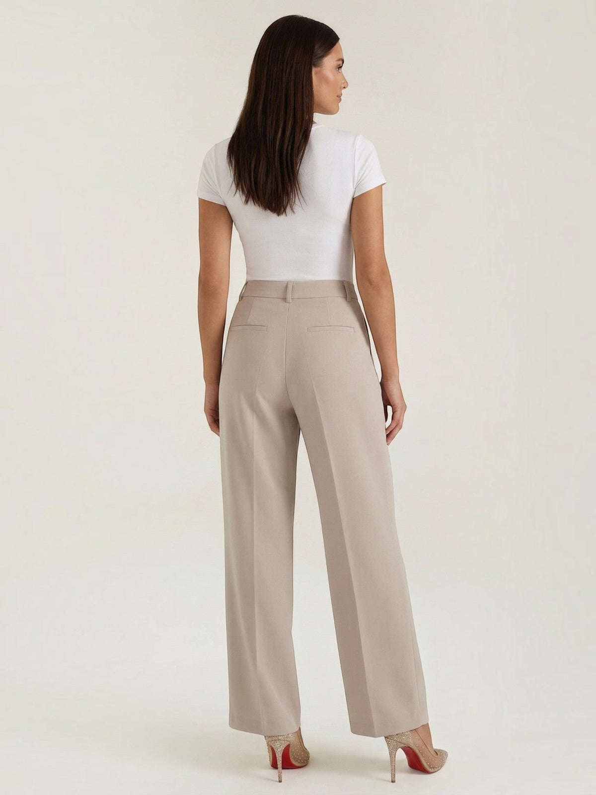 Geschneiderte Hose mit geradem Bein
