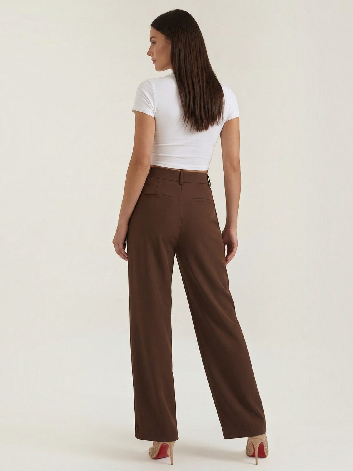 Geschneiderte Hose mit geradem Bein