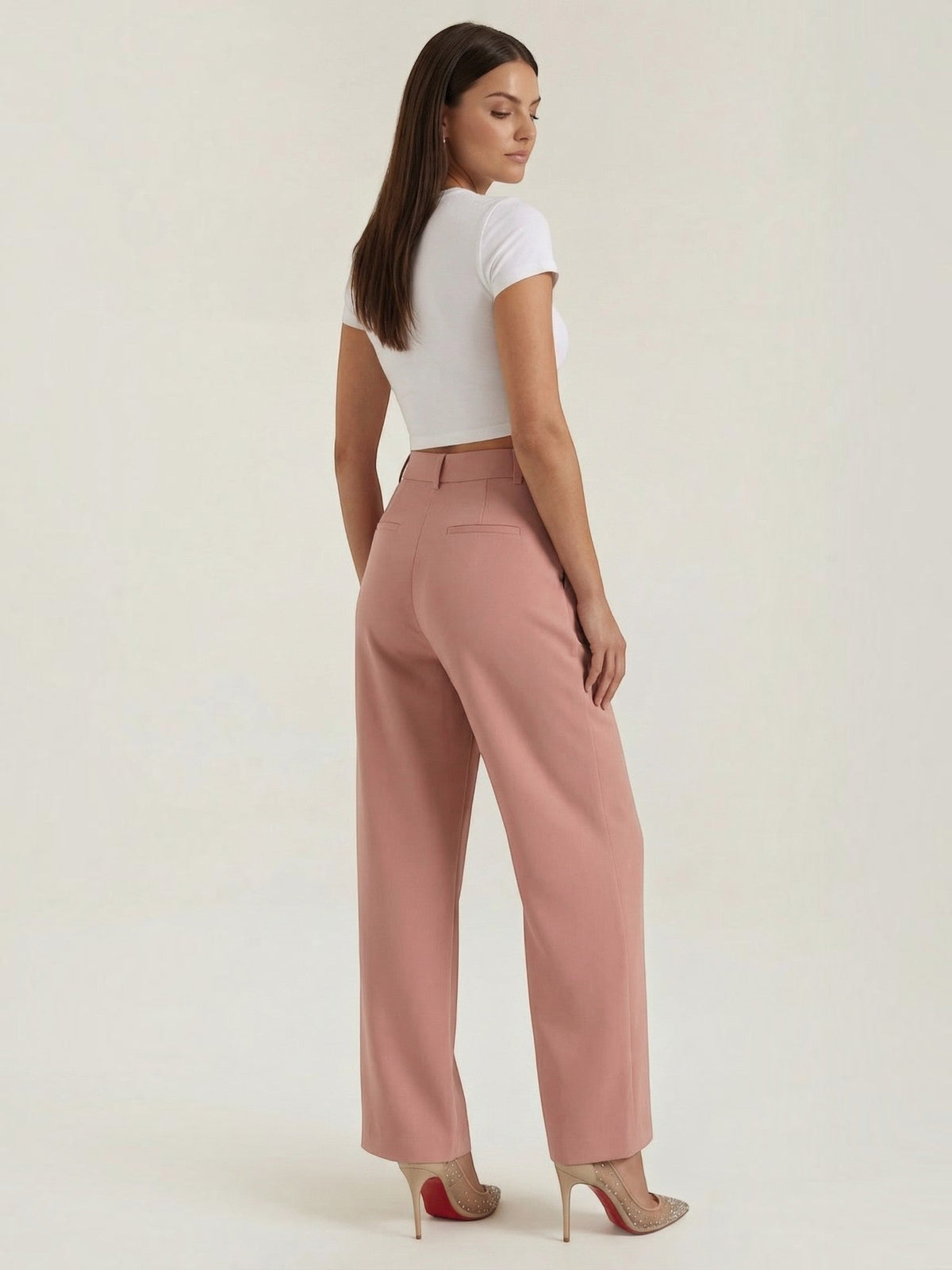 Geschneiderte Hose mit geradem Bein
