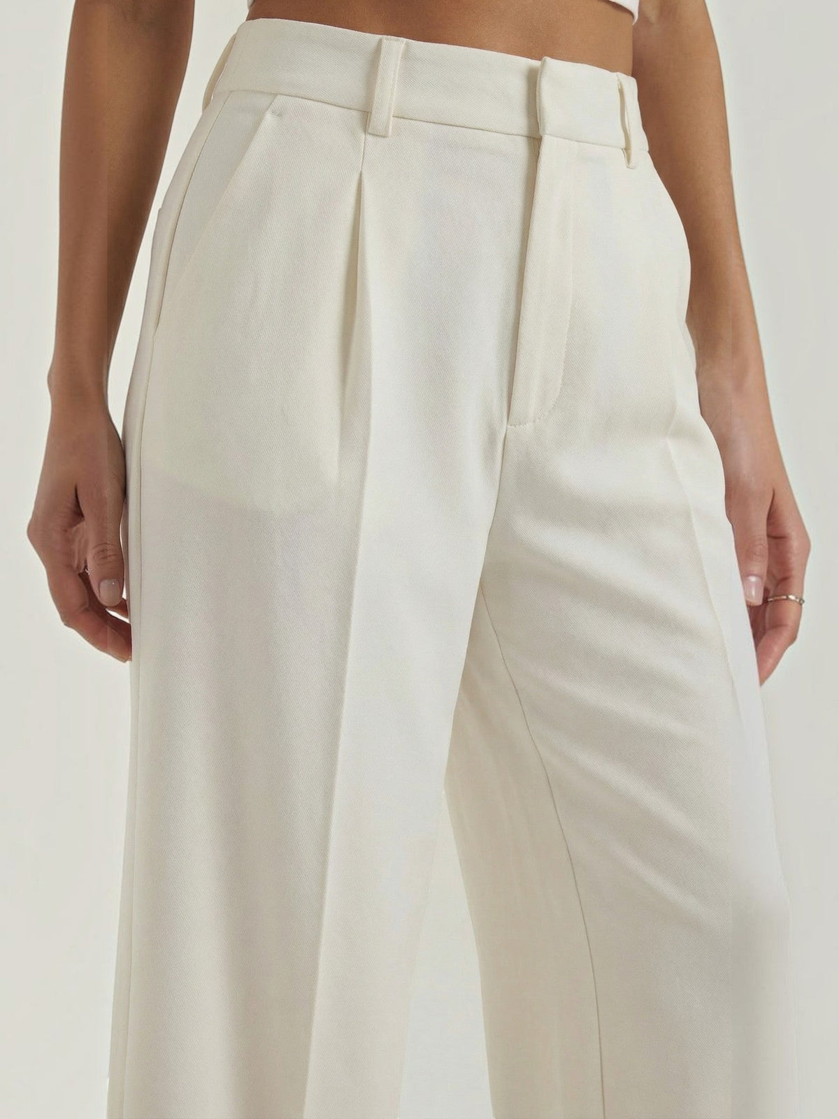 Geschneiderte Hose mit geradem Bein