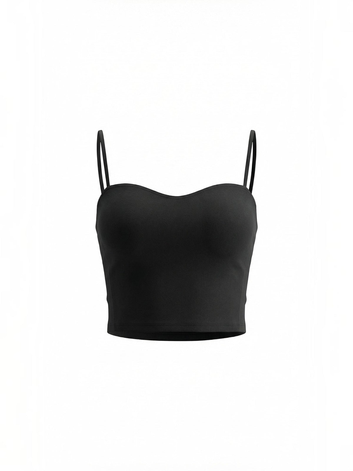 Cropped Top mit Herzausschnitt