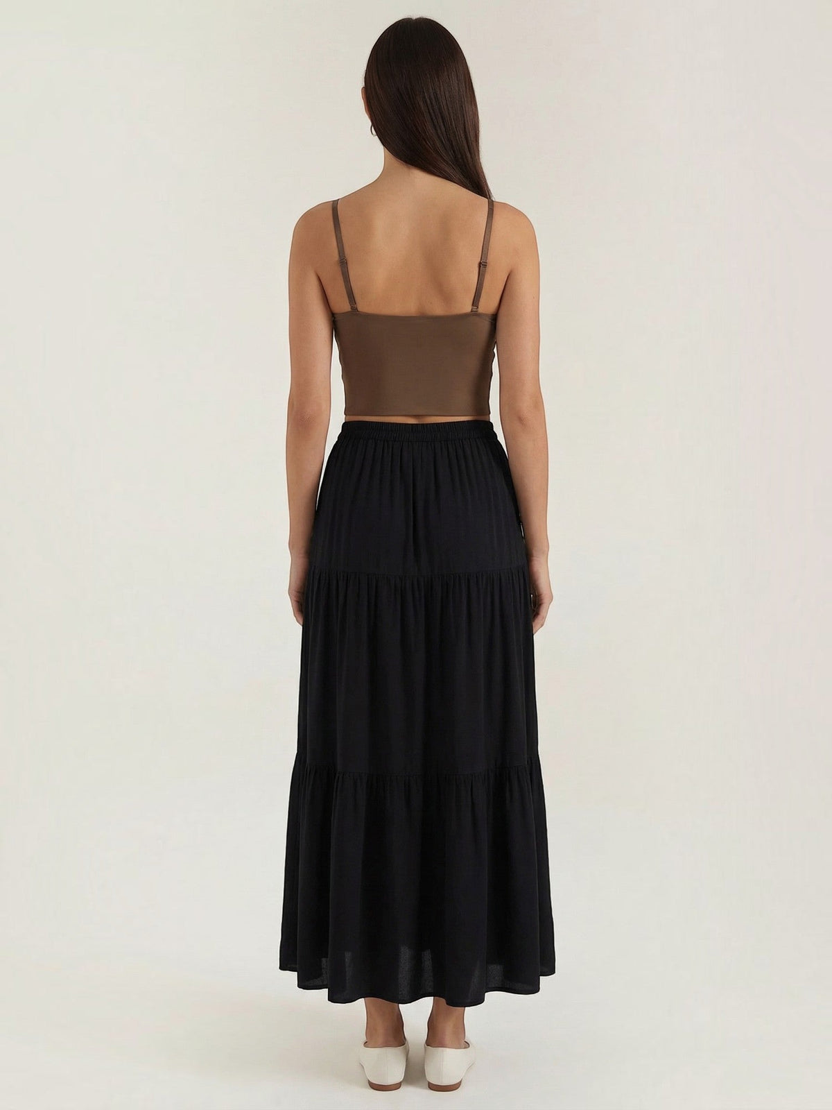 Cropped Top mit Herzausschnitt