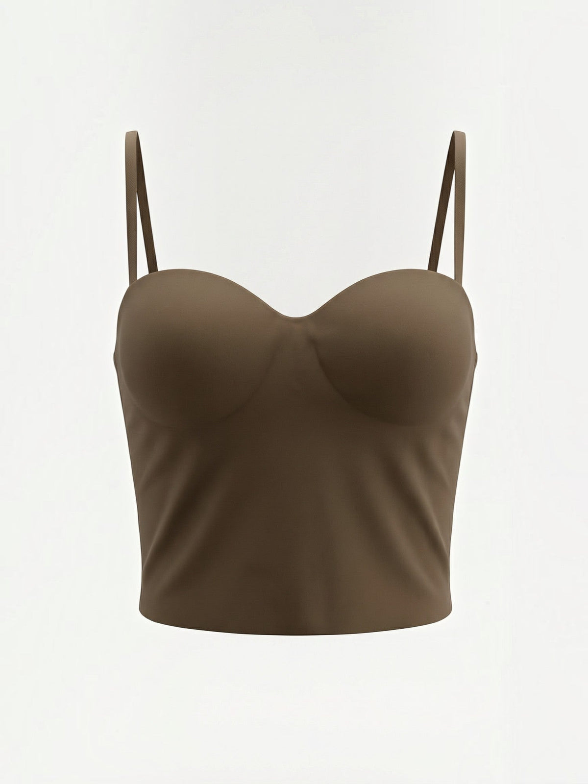 Cropped Top mit Herzausschnitt
