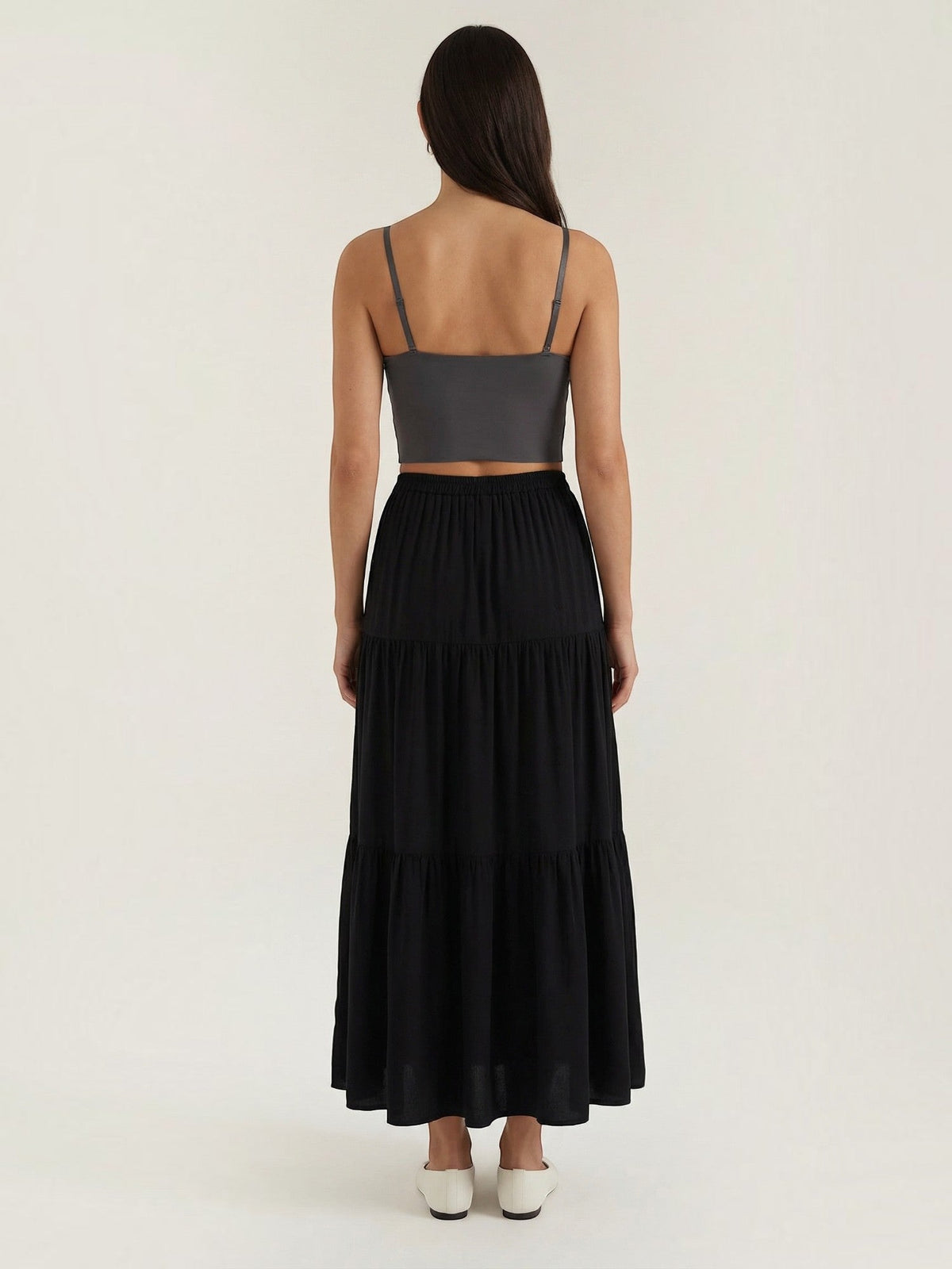 Cropped Top mit Herzausschnitt