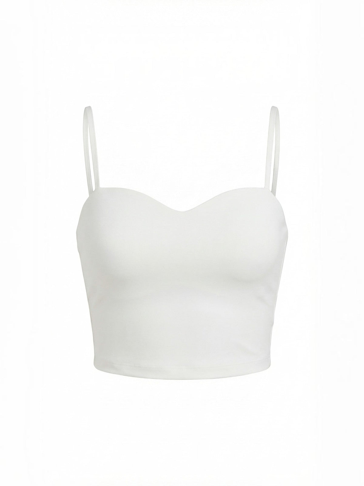 Cropped Top mit Herzausschnitt
