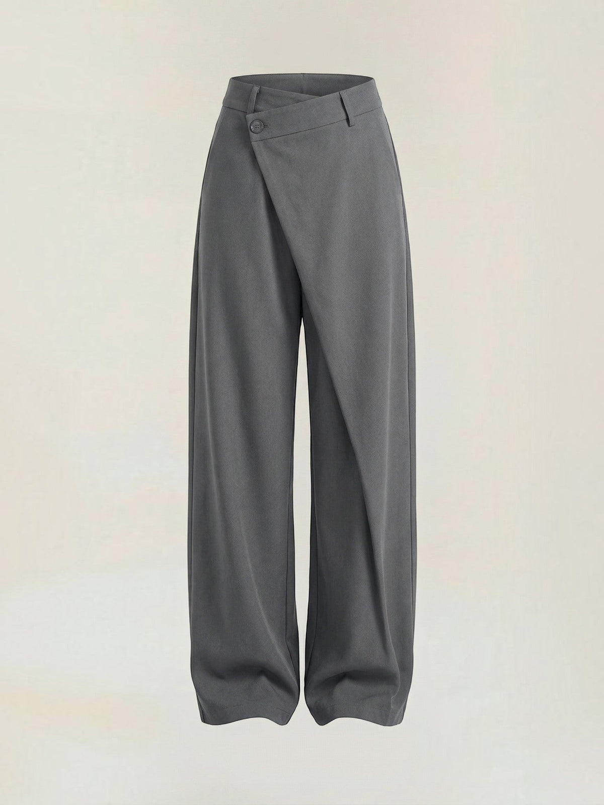 Weite Hose mit Wickeleffekt vorne