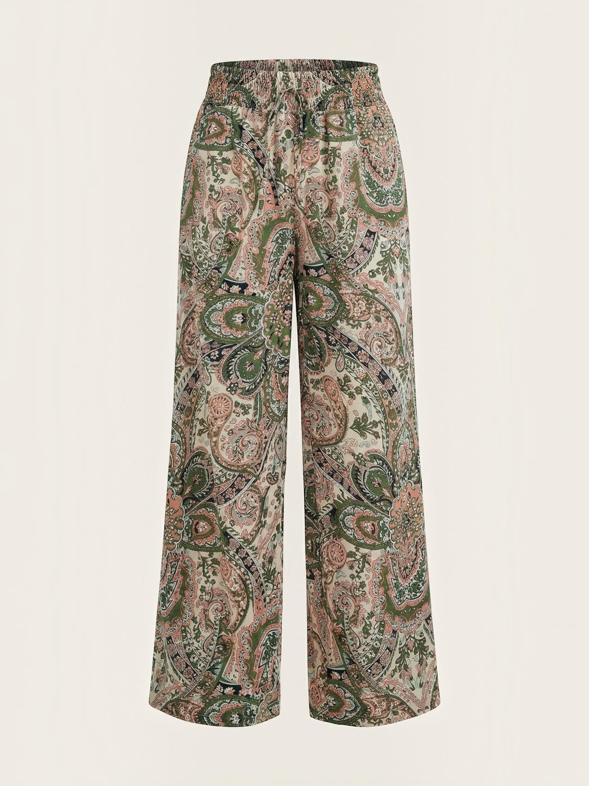 Weite Hose mit Paisley-Muster