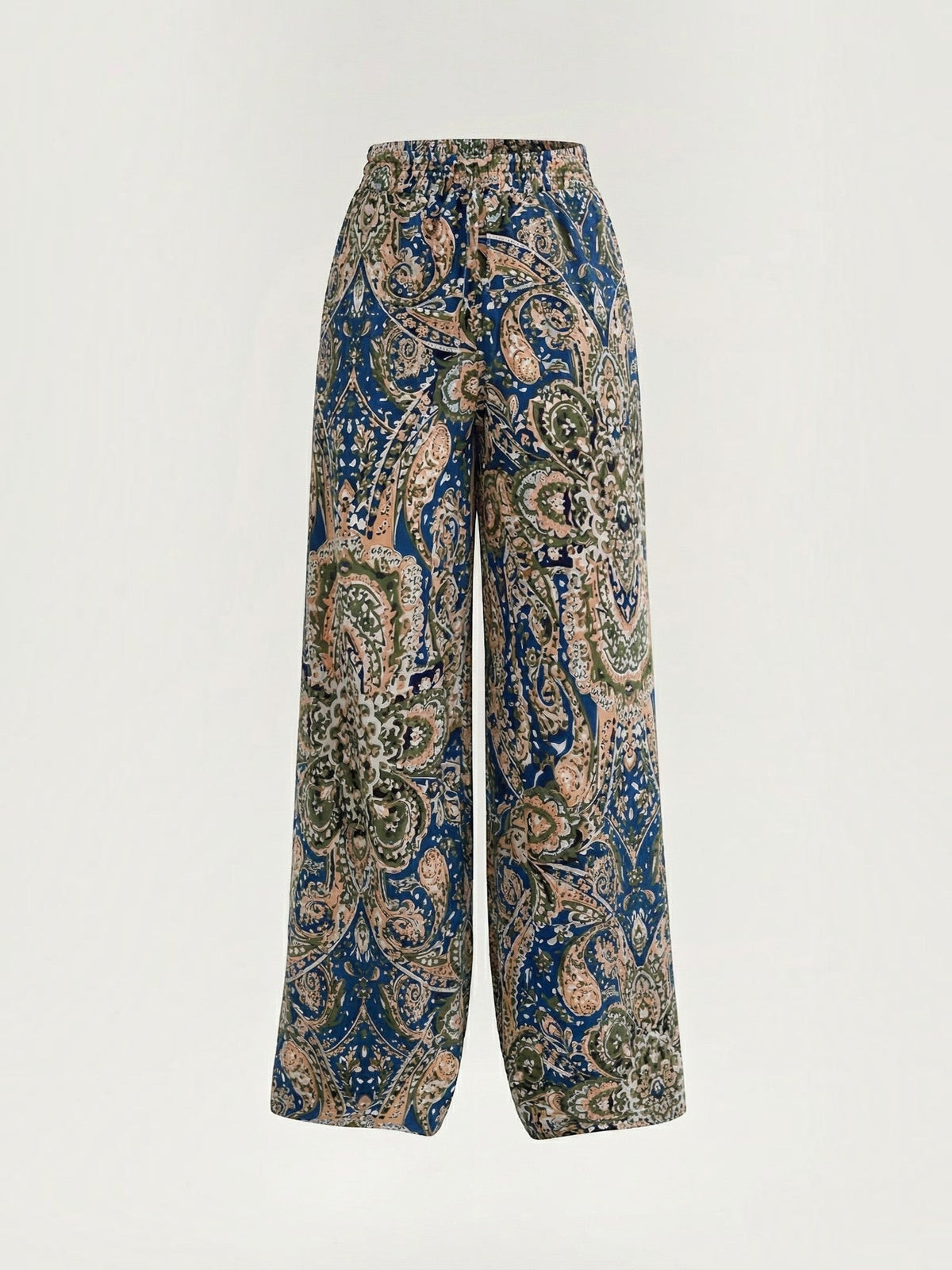 Weite Hose mit Paisley-Muster