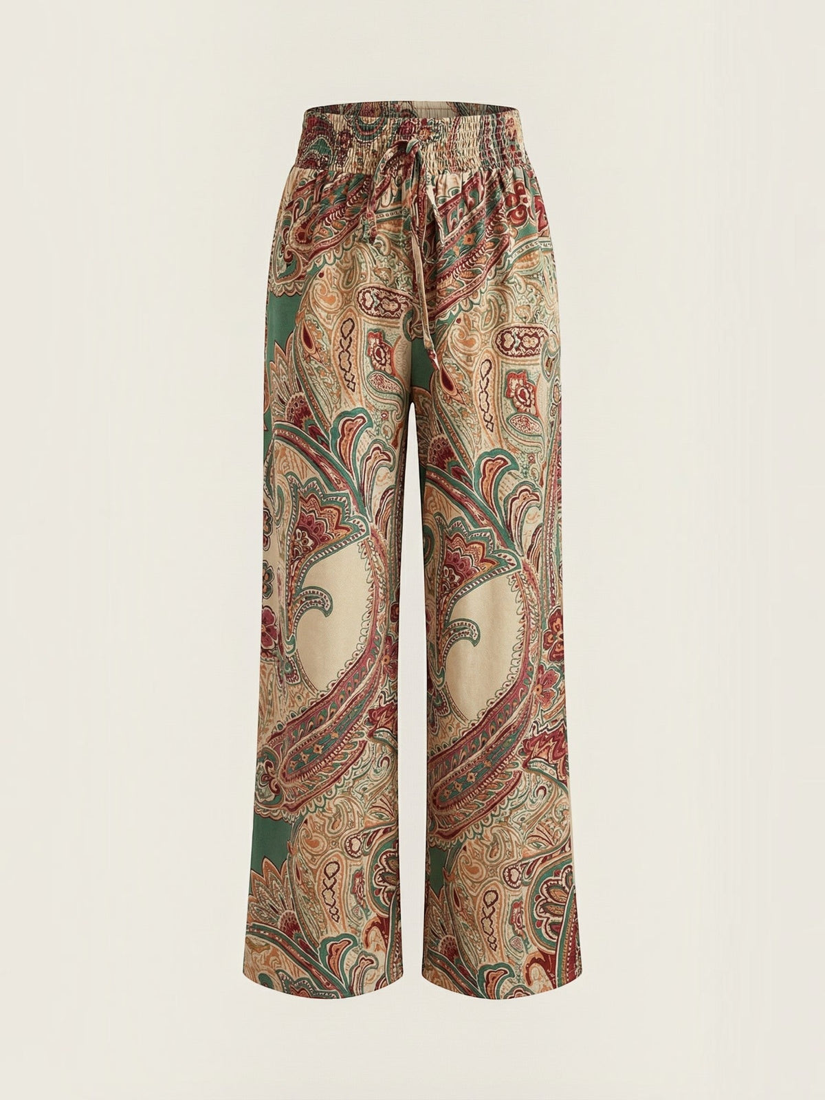 Weite Hose mit Paisley-Muster