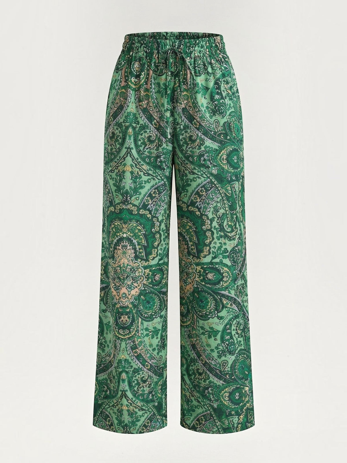 Weite Hose mit Paisley-Muster