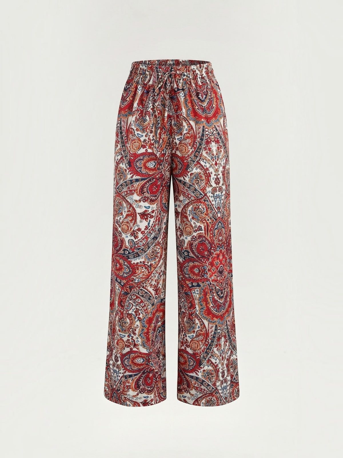 Weite Hose mit Paisley-Muster