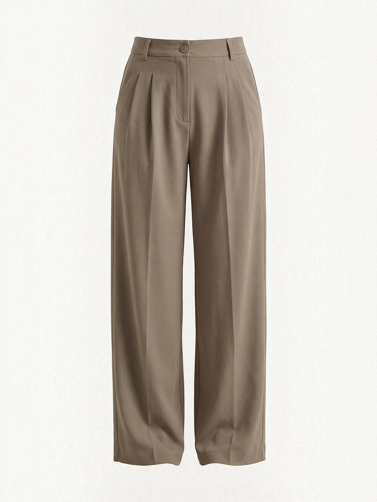 Plissierte Hose mit Seitentaschen