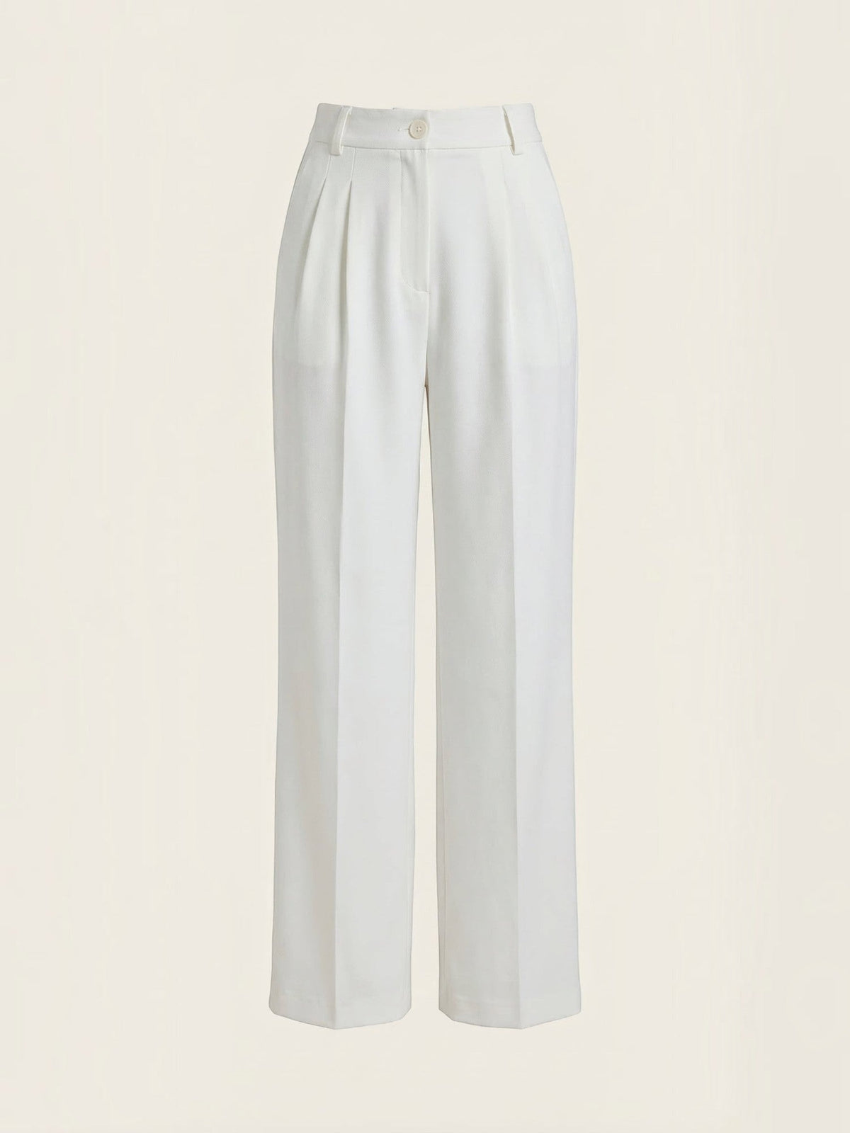 Plissierte Hose mit Seitentaschen