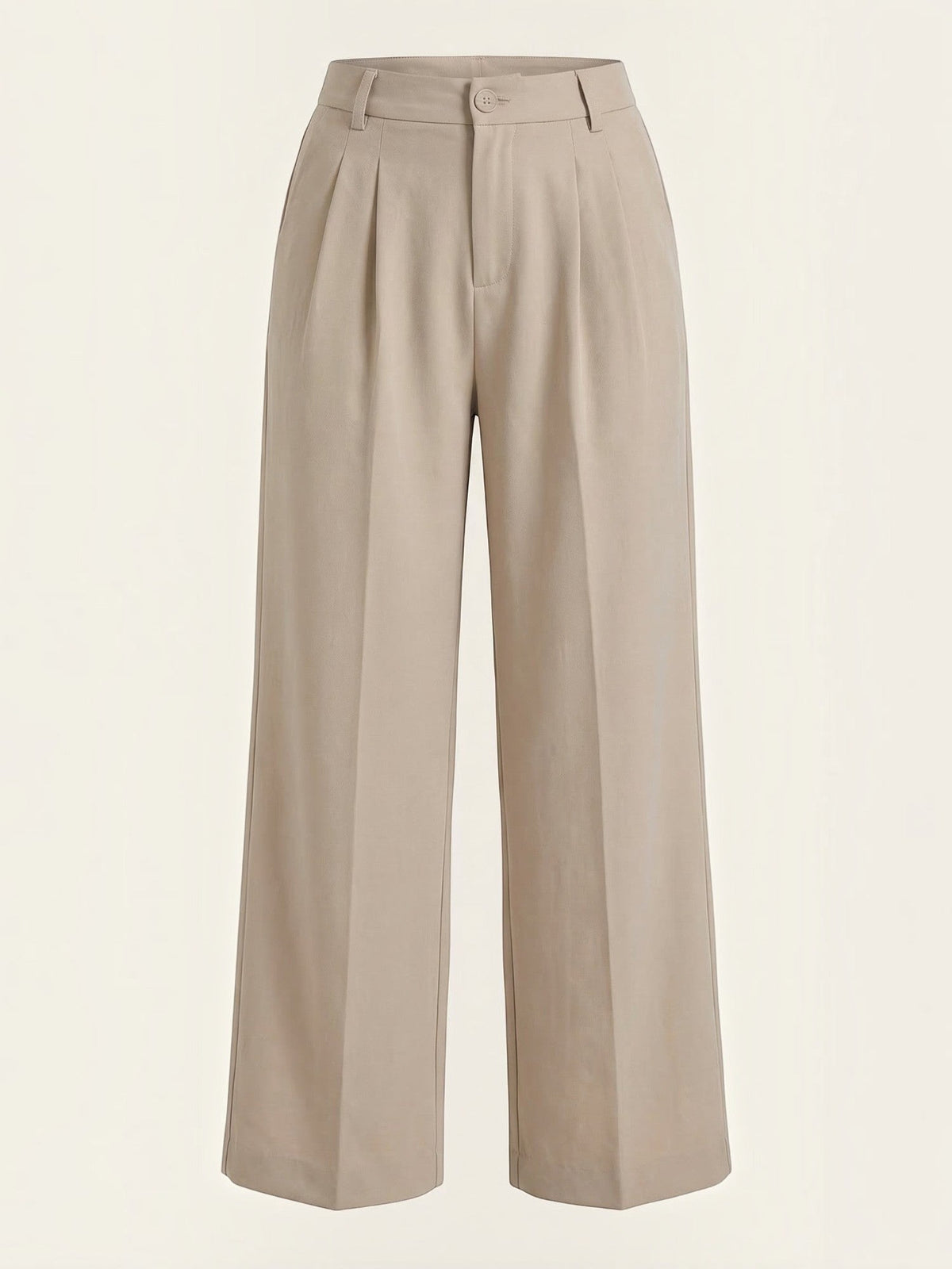 Plissierte Hose mit Seitentaschen