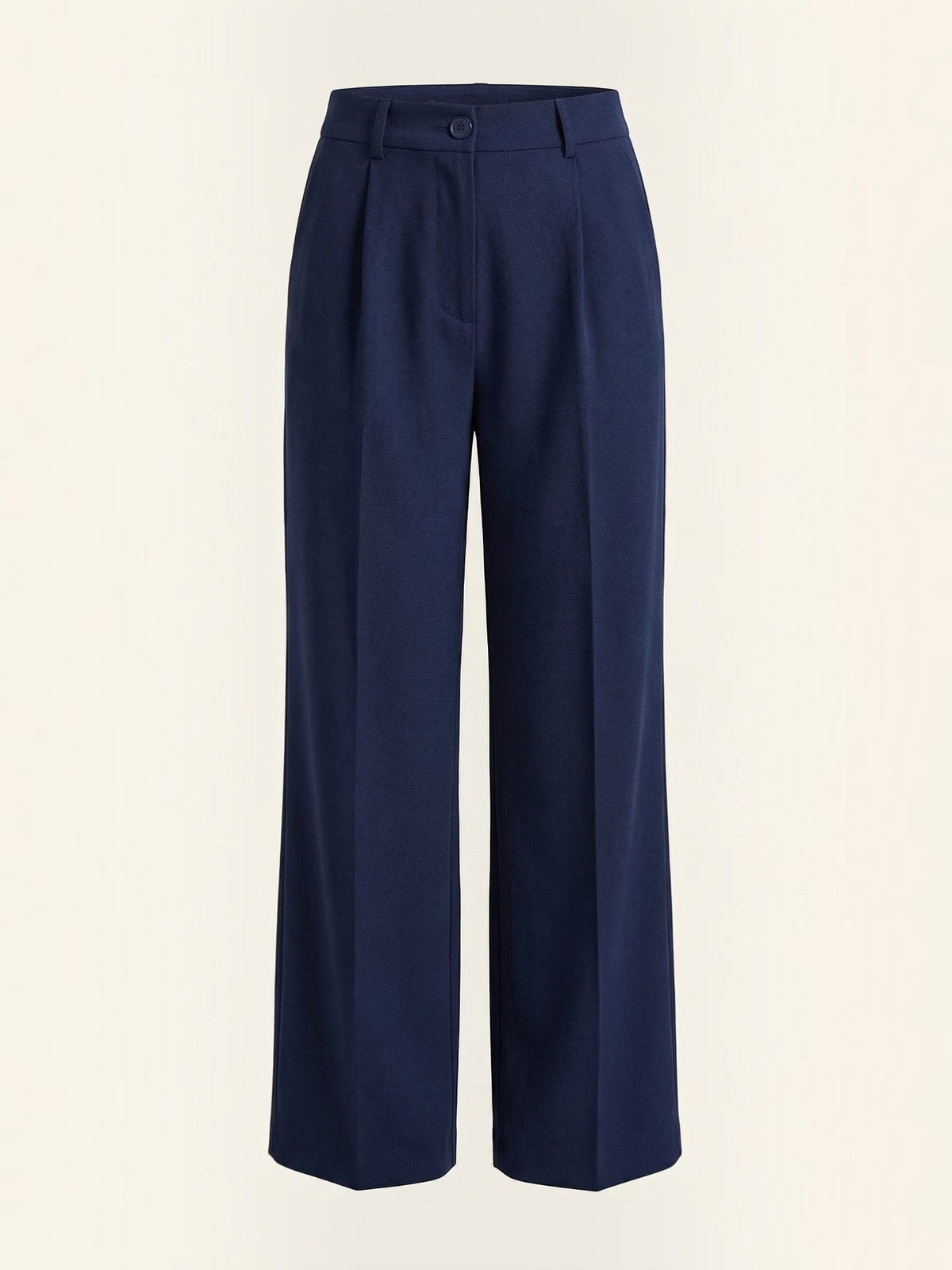 Plissierte Hose mit Seitentaschen