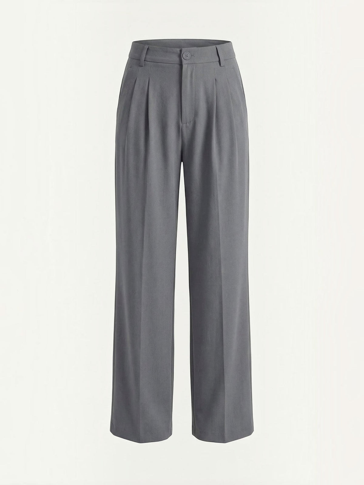 Plissierte Hose mit Seitentaschen