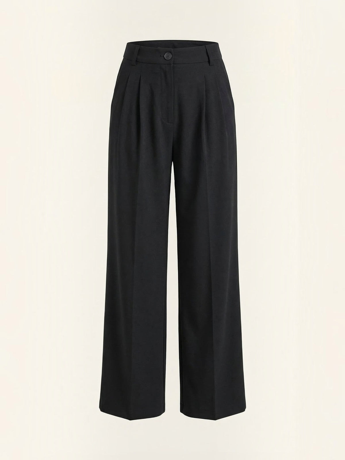 Plissierte Hose mit Seitentaschen